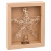 Kerstster Goud Metaal 25 x 5,5 x 30 cm