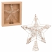 Estrella de Navidad Oro Metal 25 x 5,5 x 30 cm