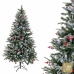 Sapin de Noël PVC Enneigé 70 x 70 x 180 cm