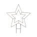 Lighting decoration Lumineo Metal 220 V 58 x 55 cm Stake Star