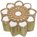 Scatola Decorativa Alexandra House Living Oro Plastica 18 x 8 x 18 cm