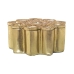 Scatola Decorativa Alexandra House Living Oro Plastica 18 x 8 x 18 cm