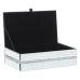 Caja-Joyero Alexandra House Living Gris Cristal Espejo 22 x 6 x 13 cm