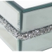 Jewelry box Alexandra House Living Grey Crystal Mirror 22 x 6 x 13 cm