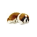 Peluche com Movimento Alexandra House Living Castanho Bege Cão 23 x 10 x 19 cm