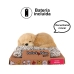 Knuffel met Geluid Alexandra House Living Grijs Hond 14 x 6 x 13 cm Mini