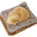 Knuffel met Geluid Alexandra House Living Grijs Hond 14 x 6 x 13 cm Mini