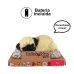 Bamse med Lyd Alexandra House Living Grå Hund 14 x 6 x 13 cm Mini