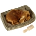 Bamse med Bevægelser Alexandra House Living Brun Beige Hund 23 x 10 x 19 cm