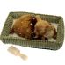 Peluche com Movimento Alexandra House Living Castanho Bege Têxtil Veado 23 x 10 x 19 cm