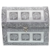 Box-Schmuckkästchen Alexandra House Living Silberfarben Metall 25 x 18 x 15 cm