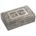 Casetă de Bijuterii Alexandra House Living Argintiu Metal 20 x 6 x 13 cm