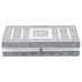 Jewelry box Alexandra House Living Silver Metal 38 x 8 x 20 cm