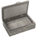 Box-Schmuckkästchen Alexandra House Living Silberfarben Metall 20 x 6 x 13 cm