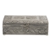 Casetă de Bijuterii Alexandra House Living Argintiu Metal 20 x 6 x 13 cm