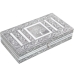 Caja-Joyero Alexandra House Living Plateado Metal 38 x 8 x 20 cm