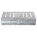 Caja-Joyero Alexandra House Living Plateado Metal 38 x 8 x 20 cm