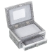 Smyckeskrin Alexandra House Living Silvrig Metall 18 x 9 x 13 cm