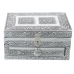 Guarda-Joias Alexandra House Living Prateado Metal 18 x 9 x 13 cm