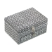 Caja-Joyero Alexandra House Living Plateado Metal 18 x 9 x 13 cm