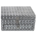 Caja-Joyero Alexandra House Living Plateado Metal 18 x 9 x 13 cm