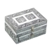 Smyckeskrin Alexandra House Living Silvrig Metall 18 x 9 x 13 cm