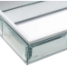 Centre de Table Alexandra House Living Gris Verre Miroir 20 x 3 x 10 cm