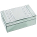 Scatola-Portagioie Alexandra House Living Trasparente Cristallo Specchio 21 x 9 x 13 cm