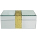 Caja-Joyero Alexandra House Living Transparente Cristal Espejo 21 x 9 x 13 cm