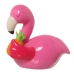 Deko-Figur Alexandra House Living Rosa aus Keramik Rosa Flamingo 22 x 22 x 17 cm