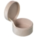 Set di Scatole Decorative Alexandra House Living Crema Tessile 2 Pezzi