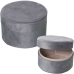 Juego de Cajas Decorativas Alexandra House Living Gris Textil 2 Piezas