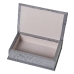 Set of decorative boxes Alexandra House Living Grey Textile 3 Pieces