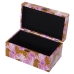 Juego de Cajas Decorativas Alexandra House Living Rosa Madera 2 Piezas