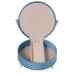 Scatola-Portagioie Alexandra House Living Azzurro Tessile 17 x 15 x 17 cm Poltrona