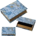 Set decoratieve dozen Alexandra House Living Blauw Hout 3 Onderdelen