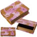 Set decoratieve dozen Alexandra House Living Roze Hout 3 Onderdelen