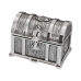 Caja-Joyero Alexandra House Living Gris Metal 11 x 7 x 8 cm Cofre