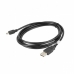 Cabo USB para Mini USB Lanberg CA-USBK-10CC-0018-BK 1,8 m Preto 1,8 m