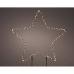 Verlichte decoratie Lumineo PVC Kerstster 38 cm Staak MicroLED