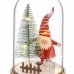 Décorations de Noël Multicouleur Bois Verre 11 x 11 x 18 cm