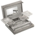 Caja-Joyero Alexandra House Living Plateado Metal 27 x 7 x 21 cm