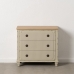 Chest of drawers Cream Natural Fir wood MDF Wood 80 x 38 x 73 cm