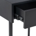 Nightstand Black Steel 43 x 41 x 50 cm