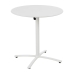 Folding Side Table White 70 x 70 x 72 cm