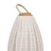 Farol Beige Natural Bambú Cristal 40 x 40 x 83 cm