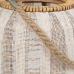 Lantern Beige Natural Bamboo Crystal 25 x 25 x 45 cm