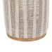 Žibintas Beige Luonnollinen Bambu Kristalli 22 x 22 x 38 cm