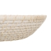 Centrotavola Bianco Bambù Rattan 35 x 35 x 8 cm (2 Unità)