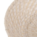 Bordsdekoration Vit Bambu Rattan 35 x 35 x 8 cm (2 antal)